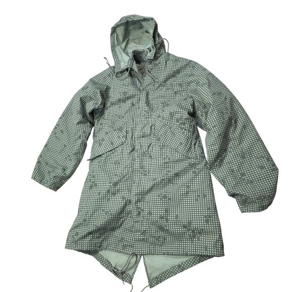 US Military Men's XS Night Camouflage Desert Parka Selma Apparel Corp. Fishtail - Picture 1 of 7